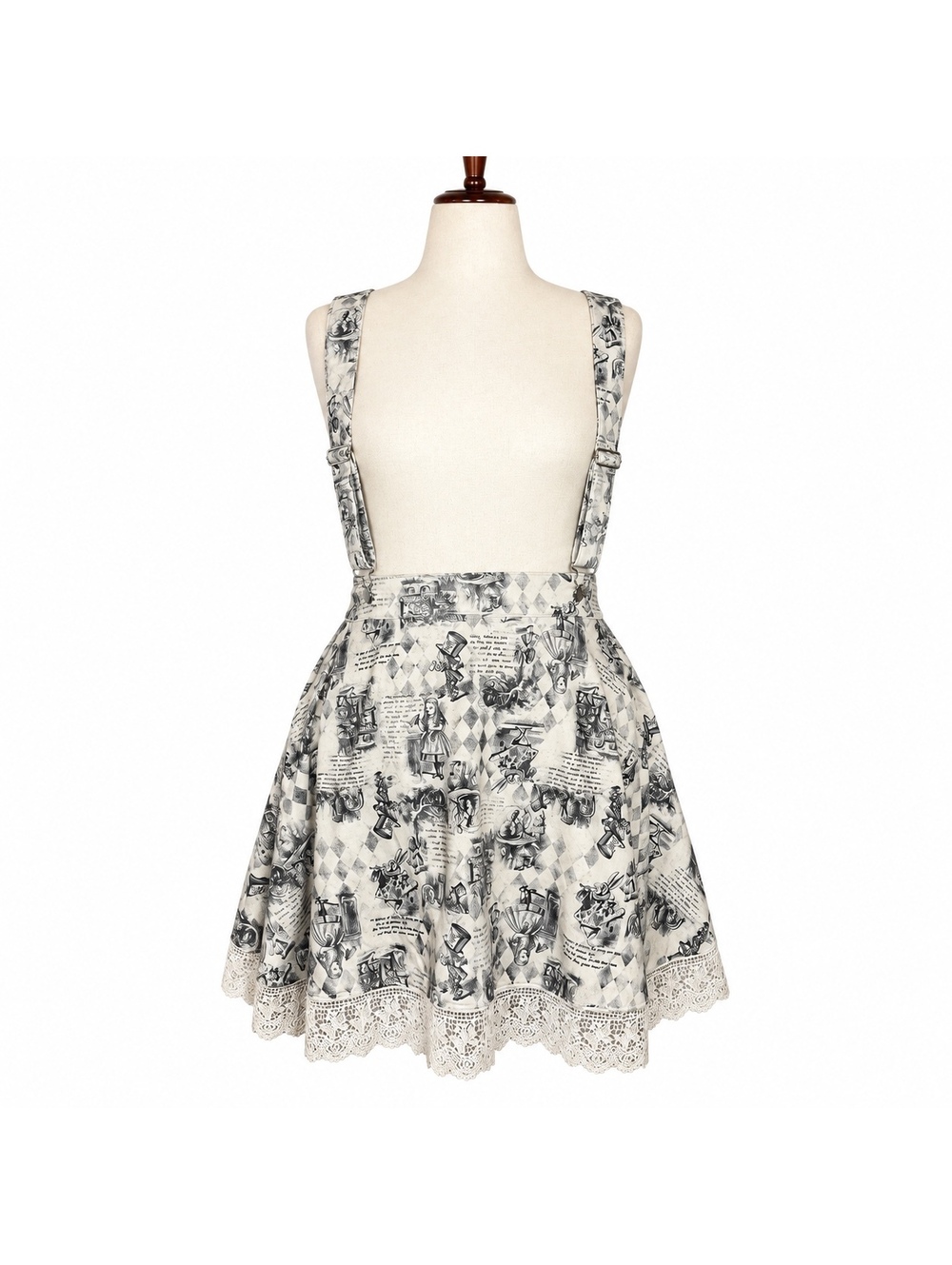 Thorn & Fable Through The Looking Glass Suspender Skirt XL